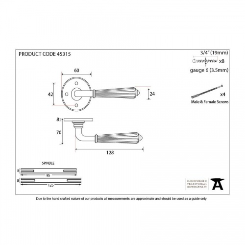 Polished Chrome Hinton Lever On Rose Set